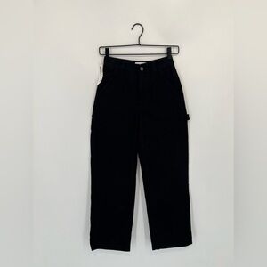 TNA Greenwich Carpenter High Rise Pocket Straight Leg Pants In Black